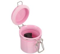 HEATSHAKING Porta Colla per Ciglia Rosa da 200ml in Plastico Protezione Dall'umidità e Tenuta di Perdite, Contenitore per Uso in Salone a Casa