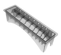 HEATSHAKING Porta Pettini Da Barbiere in Plastica Resistente, Organizer Compatto Per 8 Pettini, Custodia Per Strumenti Da Parrucchiere Professionale e Casa