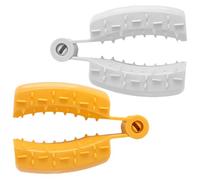 HEATSHAKING Protezione Compatta per Dita da Cucina 2 Pezzi, Protettore Anti-Ferita per Affettare Verdure e Frutta, Protezioni Robuste per Dita Nel Momento Colore Casuale