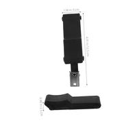 HEATSHAKING Serratura Elastica in Gomma con Chiavistello Ammortizzante Chiusura Resistente per Cofano Auto Cassette Attrezzi e Macchinari con Chiusura Flessibile e Vibrazione in Acciaio Inox