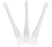 HEATSHAKING Set 3 Spatole in Silicone e Funzione Cera per Rimozione Cera Bianco Design Irregolare, Pulizia Delicata Strumenti per e Personale