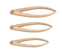 HEATSHAKING Set di 3 Calibri in Legno per Misurare Distanze, Strumenti Creativi e Pratici per Lavori di Ceramica, Facili da Usare di Stile Beige