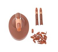 HEATSHAKING Set Modelli di Dita per Nail Art Base Stabile per Esercitarsi nella Manicure Unghie Finte Realistico Strumento per Addestramento alla Simulazione Adatto a Principianti della Cura