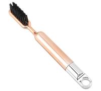 HEATSHAKING Spazzola la Pulizia dei Chioma in Abs Colore Oro Setole per Pulizia Profonda, Compatibile Pettini e Spazzole, per Uso Domestico da Viaggio