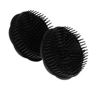 HEATSHAKING Spazzola Massaggiante in Plastica per Capelluto 2 Pezzi, Spazzola Morbida per Lavaggio Chioma da Bagno, Design Ergonomico Portatile per Massaggio Rilassante Quotidiano