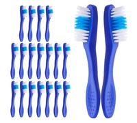 HEATSHAKING Spazzolino da Denti per Detenuti 20 Pezzi Set Spazzolini Mini Manico Corto in Plastico e Nylon Antiautolesionismo per Uso in Carcere