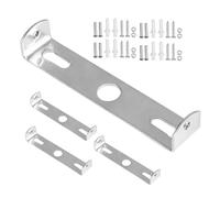 HEATSHAKING Supporto per Plafoniera Staffa Versatile con Kit Viti in Ferro Argento 4 Set per Lampade da Soffitto Casa e Ufficio