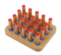 HEATSHAKING Tavoletta in Legno 20 Fori Per Allenamento Manuale e Coordinazione Occhio-mano, Strumento Per Terapia Occupazionale e Riabilitazione in Contesti Clinici