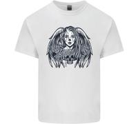 Heaven & Hell Angel Teschio Giorno Dei Morti T-Shirt Ragazzi Ragazze
