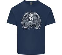 Heaven & Hell Angel Teschio Giorno Dei Morti T-Shirt Ragazzi Ragazze