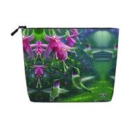 Heaven Hummingbird - Trousse da donna con motivo colibrì, adatta per uso quotidiano, viaggi e viaggi d'affari.