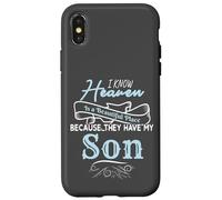 Heaven Is A Beautiful Place Because They Have My Son Custodia per iPhone X/XS