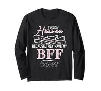 Heaven Is Beautiful My BFF Memorial Loss Maglia a Manica