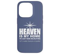 Heaven is My Home Christian Make Heaven Crowded Jesus Faith Custodia per iPhone 14 Pro
