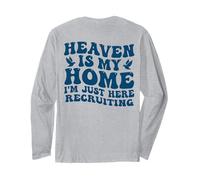 Heaven Is My Home I'm Just Here Reclutamento sul Retro Maglia a Manica