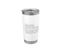 Heaven Is My Home I'm Just Here Recruiting Bicchiere termico in acciaio inox doppia parete