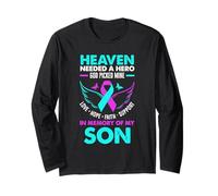Heaven Needed Hero Dio ha Scelto Mio Figlio Prevenzione del suicidio Maglia a Manica
