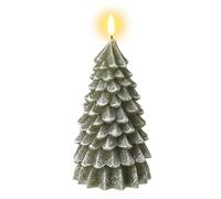 Heaven Sends Albero di Natale Artificiale Illuminato Verde - LED Bianchi Caldi - Funziona a Batteria - 17 cm - Decorazione Natalizia Originale - Idea Regalo per Natale - Decorazione per Albero di