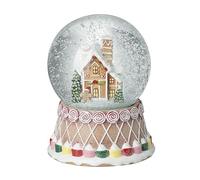Heaven Sends Palla di neve da tavolo con cupcake e pan di zenzero, 10,8 x 10,8 x 14 cm