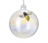 Heaven Sends Pallina perlata con ape per albero di Natale