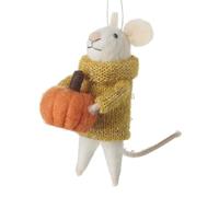 Heaven Sends Topolino in feltro che tiene la zucca decorazione di Halloween