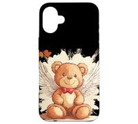 Heaven Sent: divertente orsacchiotto con ali per adulti e bambini Custodia per iPhone 16 Plus