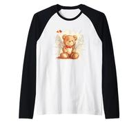 Heaven Sent: divertente orsacchiotto con ali per adulti e bambini Maglia con Maniche Raglan