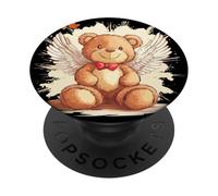 Heaven Sent: divertente orsacchiotto con ali per adulti e bambini PopSockets PopGrip Adesivo