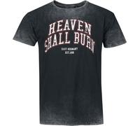 Heaven Shall Burn Never Uomo T-Shirt Grigio 100% Cotone Regular