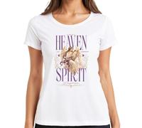 Heaven Spirit Last Symphony Daydream Engel - Maglietta da donna, bianco, S
