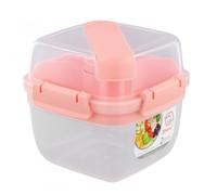 heavenlife Porta Pranzo con 2 Scomparti, 1400ml Bento Box con Forchetta e Coltello, Lunch Box Riscaldabile, Contenitore per Pranzo e Insalata per Scuola Lavoro Picnic