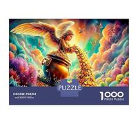 Heavenly Path 1000 Pezzi Angel with Rainbow Wings Cartolina Premium Set Di Puzzle Puzzle Per Adulti Sfida Educativa Presente Divertente Pacchetto Valore Idea Regalo 70x50cm/1000pcs