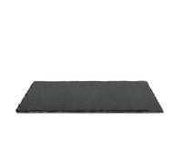 Heavenly-tasty-organics Vassoio Rettangolare in Ardesia, 13 x 30 cm, Grigio