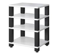 Heavy Du 1 Tier o Rack HiFi Amplificatore Stand Multima Sto Shelf Open Design Ma Stand per AV Conents Slish Bianco h