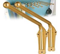 Heavy Du - Braccio oscillante con terminali, espositore per finestre per pannelli laterali e porta d'ingresso, 70 cm, 2 opzioni di colore, ideale per cucina e bagno