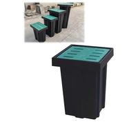 Heavy Du Catch bacino con griglia e cestino - Solut di drenaggio da cortile di alta qualità per pluviali, lns, vialetti e aree esterne