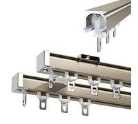 Heavy-Du Double ain Trac 4.6-12.5Ft - Aste regolabili per montaggio a soffitto/parete spesse aste bianche ain t per la decorazione della casa