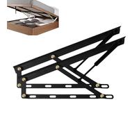 Heavy Du Gas Spring Lift per Il Letto, meccanismo Idraulico di Sollevamento per, Kit di Sollevamento del Letto Regolabile con l'olo del puntone del Gas Resistente per Un Facile Accesso e Un Supporto