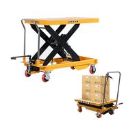 Heavy-Du idraulico manuale a forbice carrello 2000 kg Capaci antiscivolo Deck Cact design per facile li in casa Worhop & Magazzino movimentazione merci