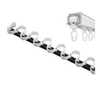 Heavy Du S-Sd ain Track - Binario da soffitto nero per Wave ains Mute ain Rod per le parti della stanza & Bay & Dist Design Dimensioni 86,4 cm