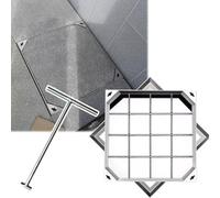 Heavy Du Steel Drain Cover Invisible Access Solut per patio, giardini e scuole, sicuro e sicuro, protegge lo spazio esterno resistente alle intemperie