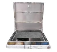 Heavy Du Steel Roof Hatch Door Emerncy Exit con aste pneumatiche Copertura del lucernario della soffitta per un accesso sicuro Solut Ingresso e uscita sicura per uso domestico e commerciale