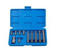 Heavy Duty 11pc mano Tool Set antiscivolo Grip Costruzione in acciaio Organizzatori portatili Box Incluso Set di chiavi