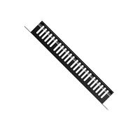 Heavy Duty 1U Server Rack Pannello di gestione dei cavi 19" 24 Posizioni 48 Porte Ad Alta Densità Soluzione Data Center Networking Staffa di gestione dei cavi