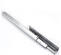 Heavy Duty 3 pieghe estensioni complete nascoste Soft Close inferiore montaggio binario binario guida binario 500 mm (50,8 cm) 1 paio per cassetti scorrevoli lisci