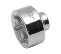 Heavy Duty 32mm 6-Point Socket For GM, Volkswagen, Pontiac Chevrolet, Saturn, Pontiac, Saab and All With 32mm Oil Filter Caps, Low Profile Oil Filter Wrench, 3/8" Drive Oil Filter Removal Tool