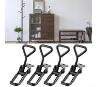 Heavy Duty 4pcs regolabile Toggle Clamp fermo fermo con maniglia a leva per armadietti scatole porte applicazioni serratura
