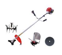 Heavy Duty 52cc Alimentato A Benzina Erba Riso Grano Cutter Harvest Cutter Decespugliatore Cropper Attrezzi Da Giardino Macchina Agricola per giardino, prato(Paddy Cutter Tiller)