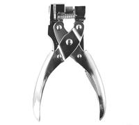 Heavy Duty Acciaio Handheld Hanger Hole Punch, T Slot Shape Cutter Puncher Pinza Foro Punch Carta ID Identità Plastica Cutter