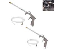 Heavy-Duty Air Blow Gun, Air Wand Pneumatic Engine Cleaning Gun, Compressor Attachments, Comfortable Ergonomically Designed Handle for Cleaning Machinery, Engines, Workbenches(Gray,2pcs)